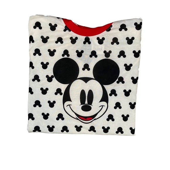 NWT Disney Mickey Print Long Sleeve Top Size XL NEW Cotton Crewneck - Picture 4 of 5